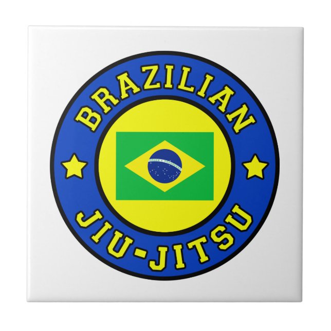 Brazilian Jiu Jitsu Ceramic Tile (Front)