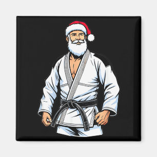 Brazilian Jiu Jitsu Christmas - Jiu Jitsu Santa Magnet