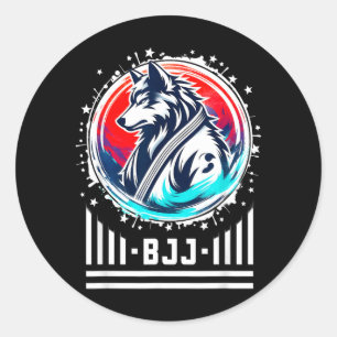 Brazilian Jiu Jitsu Classic Round Sticker