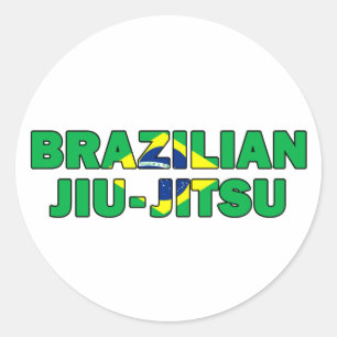 Brazilian Jiu Jitsu Classic Round Sticker