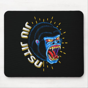 Brazilian Jiu Jitsu - Cool BJJ Gorilla Mouse Pad