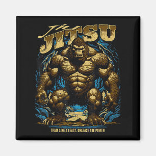 Brazilian Jiu Jitsu __ Cool MMA Fighter Aggressive Magnet