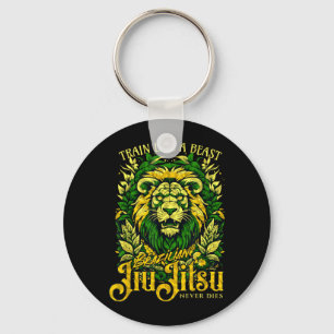 Brazilian Jiu Jitsu __ Cool MMA Fighter Lion le Key Ring