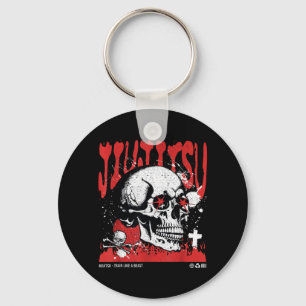 Brazilian Jiu Jitsu __ Cool MMA Fighter Skull Key Ring
