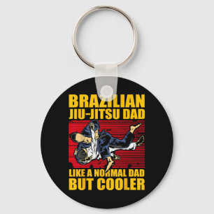 Brazilian Jiu-Jitsu Dad like a normal Dad but Key Ring