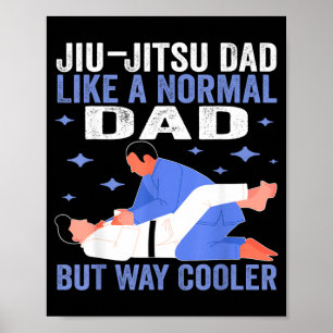Brazilian Jiu-Jitsu Dad Men Jui Jitsu Srt Lover Poster