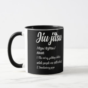 Brazilian Jiu Jitsu Definition Martial Art Combat Mug