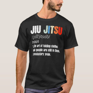 Brazilian Jiu Jitsu  Definition Vintage Retro Mma  T-Shirt