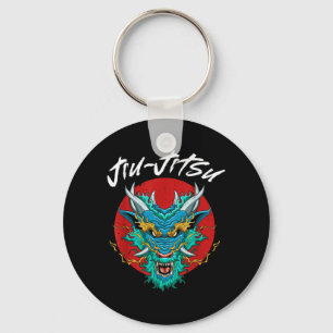 Brazilian Jiu Jitsu Dragon - BJJ Grappling Key Ring