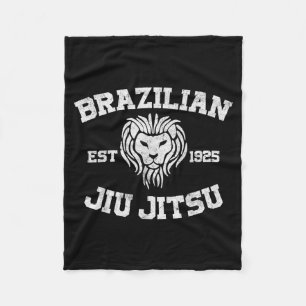 Brazilian Jiu Jitsu Est 1925 Lion Head Classic Fleece Blanket