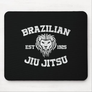 Brazilian Jiu Jitsu Est 1925 Lion Head Classic Mouse Pad