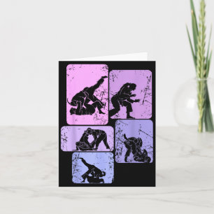 Brazilian Jiu Jitsu Girls Women Jiujitsu BJJ Card