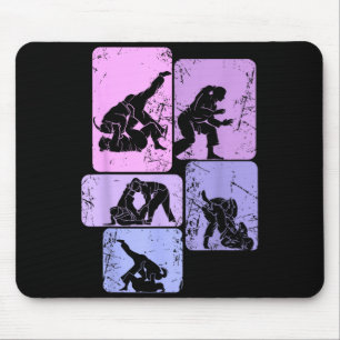 Brazilian Jiu Jitsu Girls Women Jiujitsu BJJ Mouse Pad
