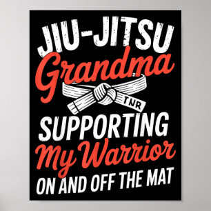 Brazilian Jiu-Jitsu Grandma Proud Jiu-Jitsu Poster