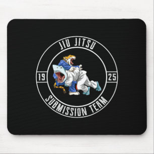 Brazilian Jiu Jitsu Grappling - Jiu Jitsu Shark Mouse Pad