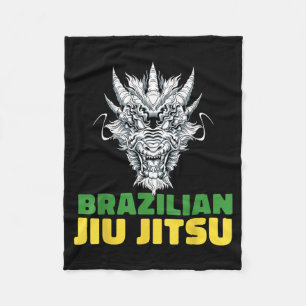 Brazilian Jiu Jitsu Grappling - MMA BJJ Dragon Fleece Blanket