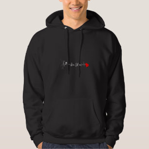 Brazilian Jiu Jitsu Heartbeat MMA BJJ Heart Pulse Hoodie