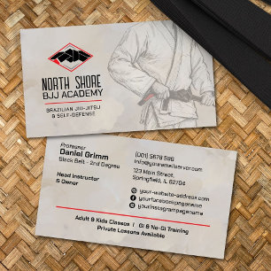 Brazilian Jiu-Jitsu Instructor Business Card
