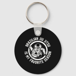 Brazilian Jiu Jitsu Is Favourite Season - Jiu Jits Key Ring