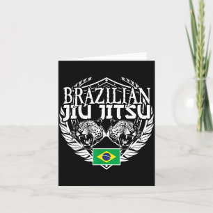 Brazilian Jiu Jitsu Jaguar Heads BJJ Brazilian Card