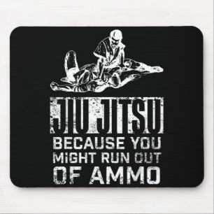 Brazilian Jiu Jitsu Jiu Jitsu Jiu Jitsu Jiu Jitsu Mouse Pad