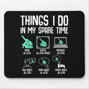 Brazilian Jiu Jitsu Jiujitsu BJJ Kids Boys Men Mouse Pad