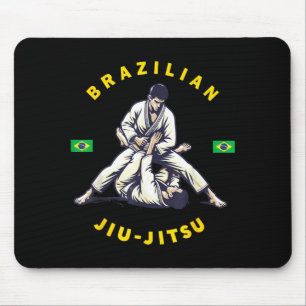 Brazilian Jiu-Jitsu Jiujitsu BJJ Tactical Hugging Mouse Pad