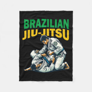 Brazilian Jiu-Jitsu Jujitsu BJJ Tactical Hugging Fleece Blanket