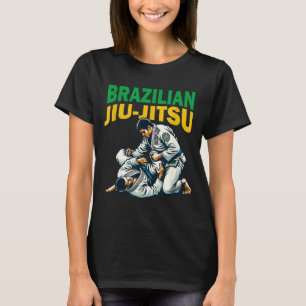 Brazilian Jiu-Jitsu Jujitsu BJJ Tactical Hugging T-Shirt