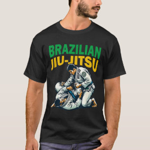 Brazilian Jiu-Jitsu Jujitsu BJJ Tactical Hugging T-Shirt