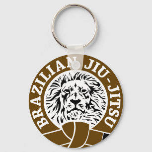 Brazilian Jiu-Jitsu (Key Chain) Brown Belt Key Ring