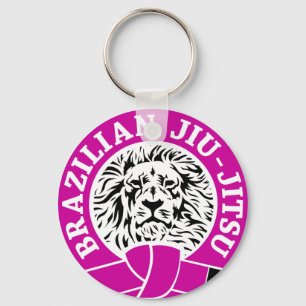 Brazilian Jiu-Jitsu (Key Chain) Purple Belt Key Ring