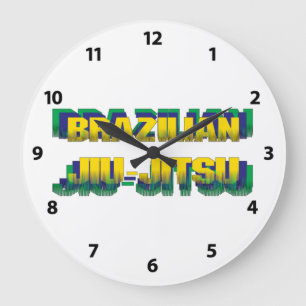 Brazilian Jiu-Jitsu Large Clock