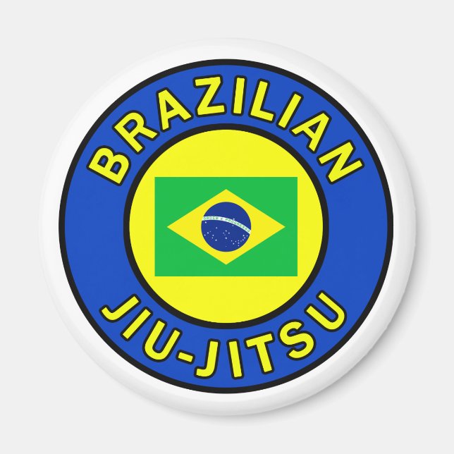 Brazilian Jiu Jitsu Magnet (Front)