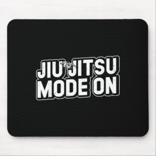 Brazilian Jiu Jitsu Martial Arts - Jiu Jitsu Mode Mouse Pad