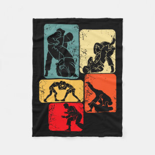 Brazilian Jiu Jitsu Men Kids Boys Jiujitsu BJJ Fleece Blanket