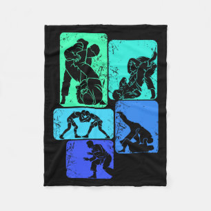 Brazilian Jiu Jitsu Men Kids Boys Jiujitsu BJJ Fleece Blanket