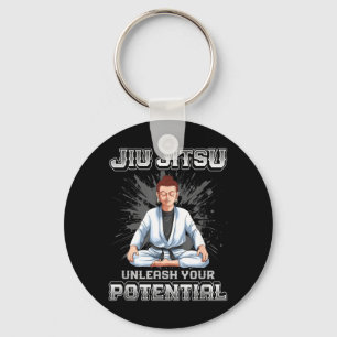 Brazilian Jiu Jitsu MMA and Grappling BJJ Buddha Key Ring