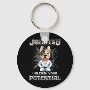 Brazilian Jiu Jitsu MMA and Grappling BJJ Bulldog Key Ring