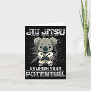 Brazilian Jiu Jitsu MMA and Grappling BJJ cute Card