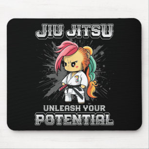 Brazilian Jiu Jitsu MMA and Grappling BJJ Cute Mouse Pad