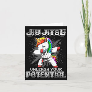 Brazilian Jiu Jitsu MMA and Grappling BJJ Dabbing Card