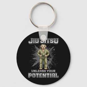 Brazilian Jiu Jitsu MMA and Grappling BJJ Dog Key Ring