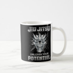 Brazilian Jiu Jitsu MMA and Grappling BJJ Dragon Coffee Mug