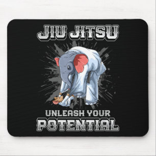 Brazilian Jiu Jitsu MMA and Grappling BJJ Elephant Mouse Pad