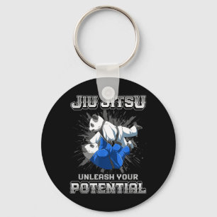 Brazilian Jiu Jitsu MMA and Grappling BJJ Fighting Key Ring