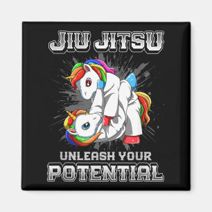 Brazilian Jiu Jitsu MMA and Grappling BJJ Fighting Magnet