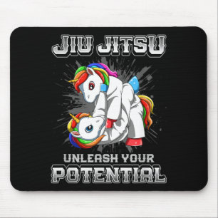 Brazilian Jiu Jitsu MMA and Grappling BJJ Fighting Mouse Pad