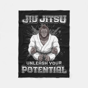 Brazilian Jiu Jitsu MMA and Grappling BJJ Fleece Blanket