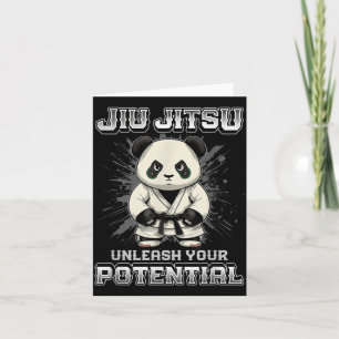Brazilian Jiu Jitsu MMA and Grappling BJJ Panda Card